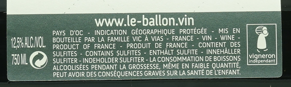 IGP Le Ballon Blanc (Frankreich, Languedoc)