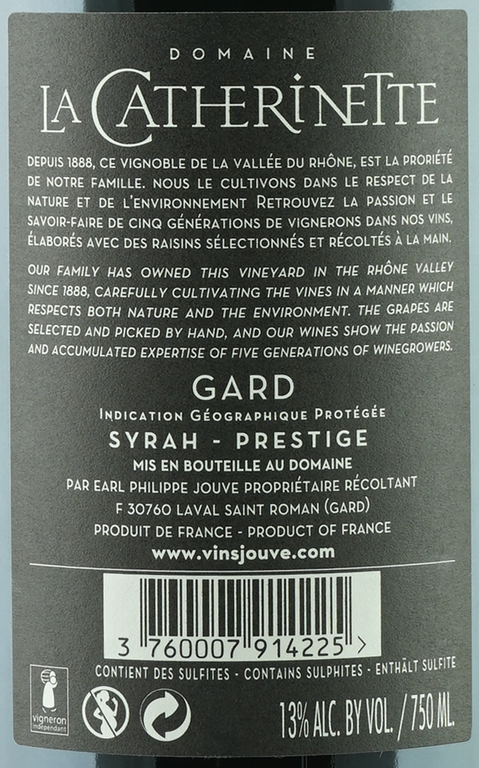 IGP Gard Syrah Prestige (Frankreich, Gard)