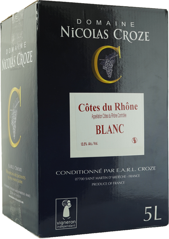 AOP Nicolas Croze Blanc BIB (Frankreich, Ardeche)