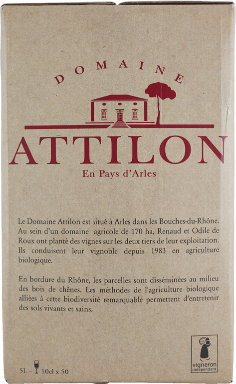 IGP Attilon Blanc BIB (Provence)